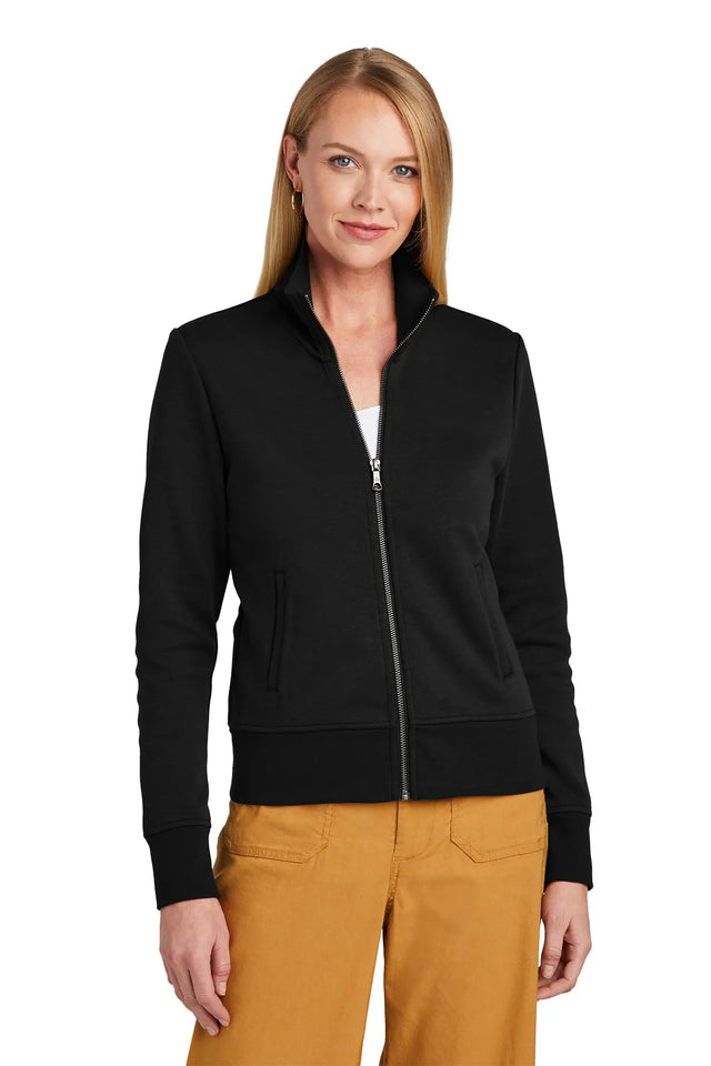 Brooks Brothers® Women's Double-Knit Full-Zip BB18211 Deep Black