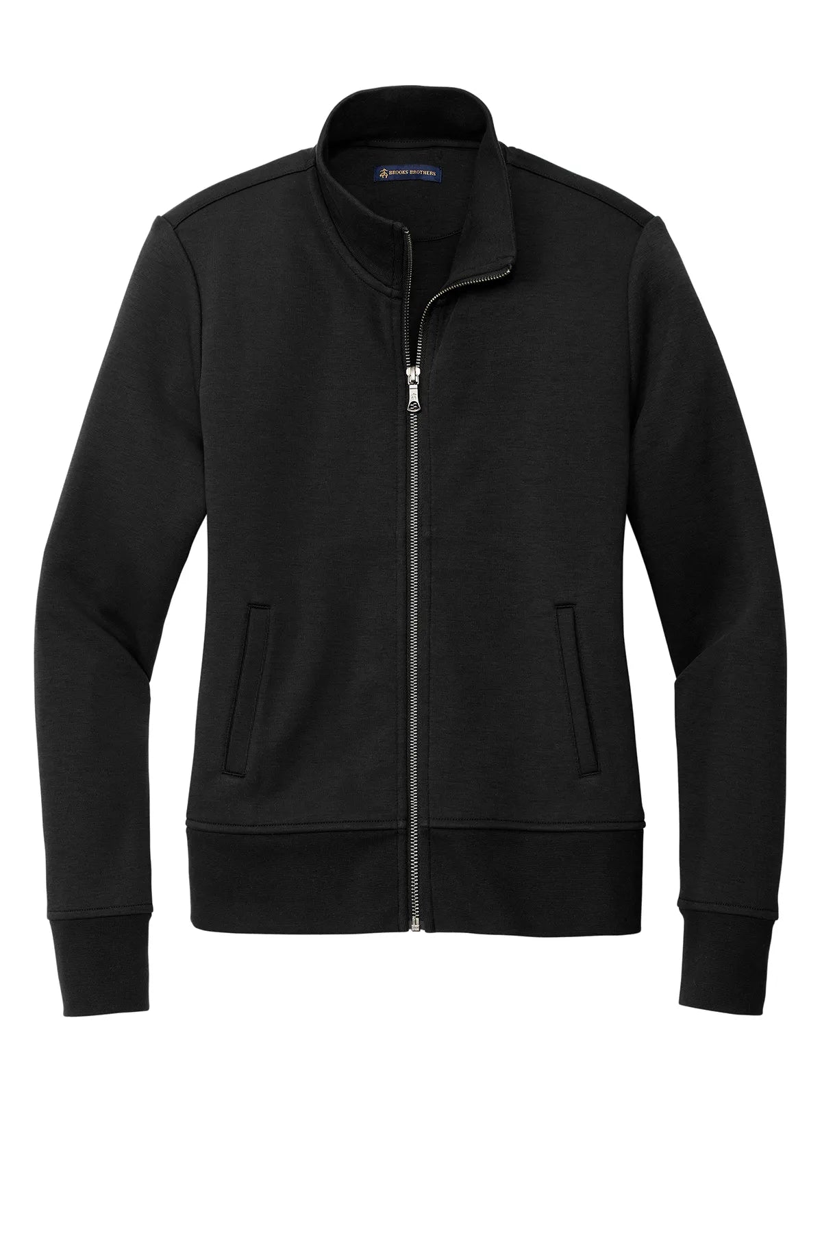Brooks Brothers® Women's Double-Knit Full-Zip BB18211 Deep Black_3