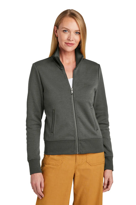Brooks Brothers® Women's Double-Knit Full-Zip BB18211 Windsor Grey