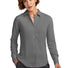 Brooks Brothers® Women's Full-Button Satin Blouse BB18007 shadow grey