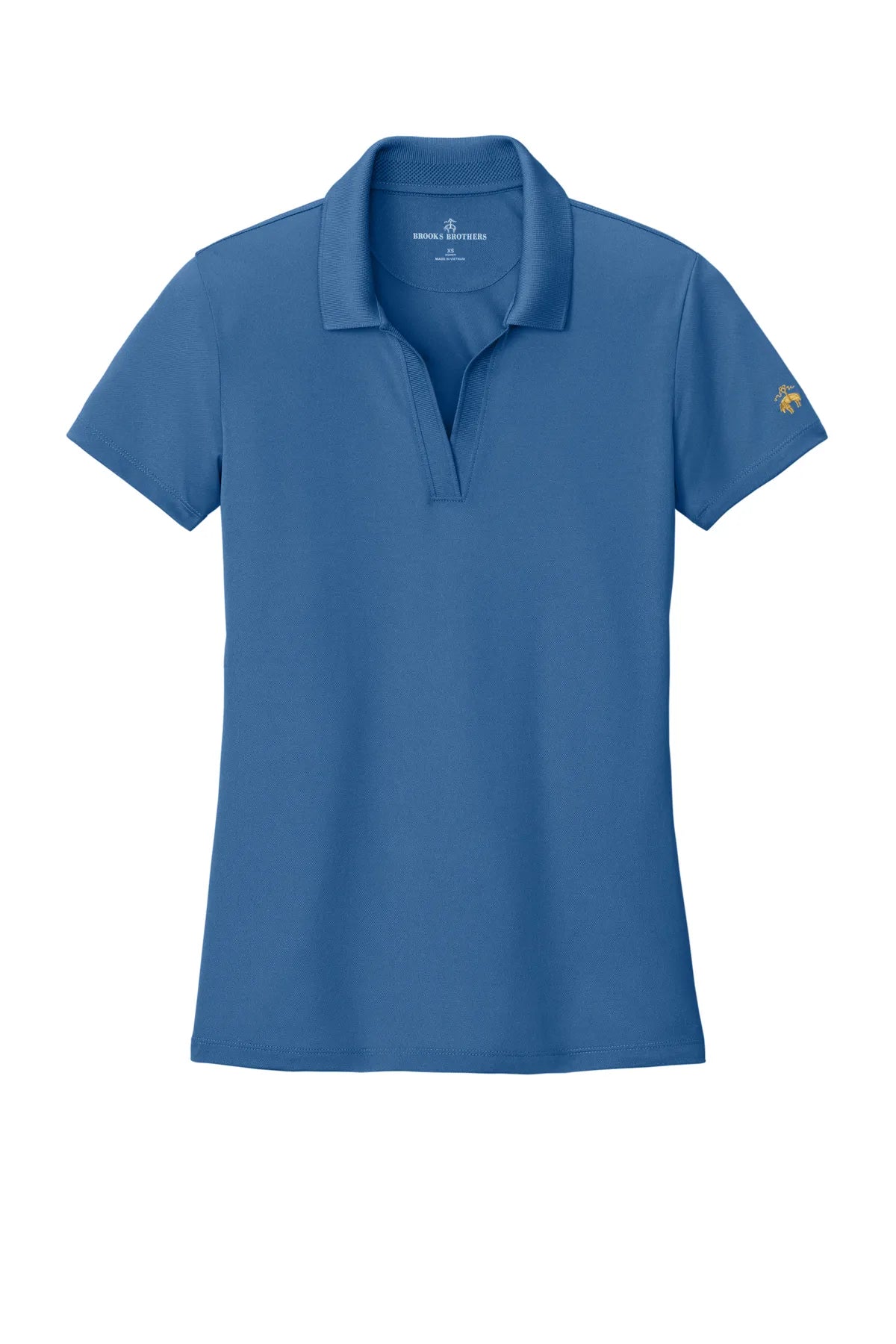 Brooks Brothers ®  Women's Mesh Pique Performance Polo BB18221 Charter Blue_3
