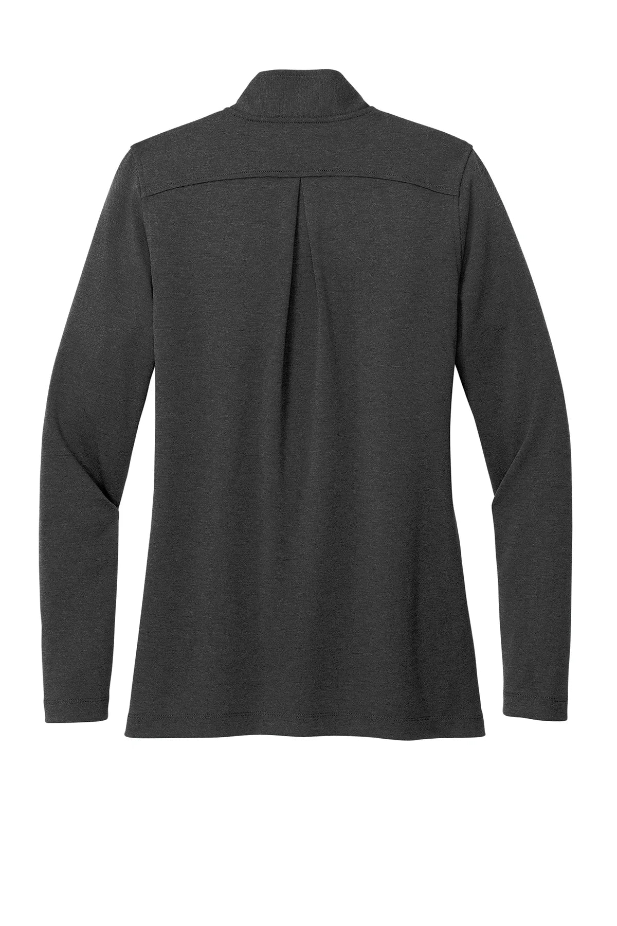 Brooks Brothers® Women's Mid-Layer Stretch 1/2-Button BB18203 windsor grey heather_4