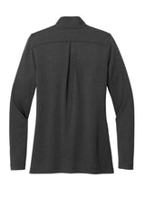 Brooks Brothers® Women's Mid-Layer Stretch 1/2-Button BB18203 windsor grey heather_4