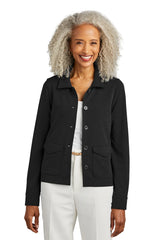 Brooks Brothers® Women's Mid-Layer Stretch Button Jacket BB18205 Black Heather