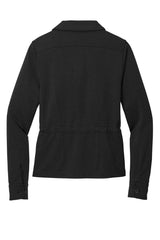 Brooks Brothers® Women's Mid-Layer Stretch Button Jacket BB18205 Black Heather_4