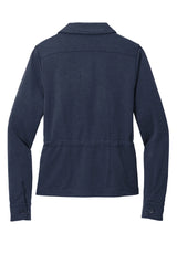 Brooks Brothers® Women's Mid-Layer Stretch Button Jacket BB18205 Navy Blazer Heather_4