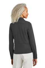 Brooks Brothers® Women's Mid-Layer Stretch Button Jacket BB18205 Windsor Grey Heather_1