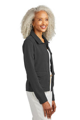 Brooks Brothers® Women's Mid-Layer Stretch Button Jacket BB18205 Windsor Grey Heather_2