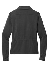 Brooks Brothers® Women's Mid-Layer Stretch Button Jacket BB18205 Windsor Grey Heather_4
