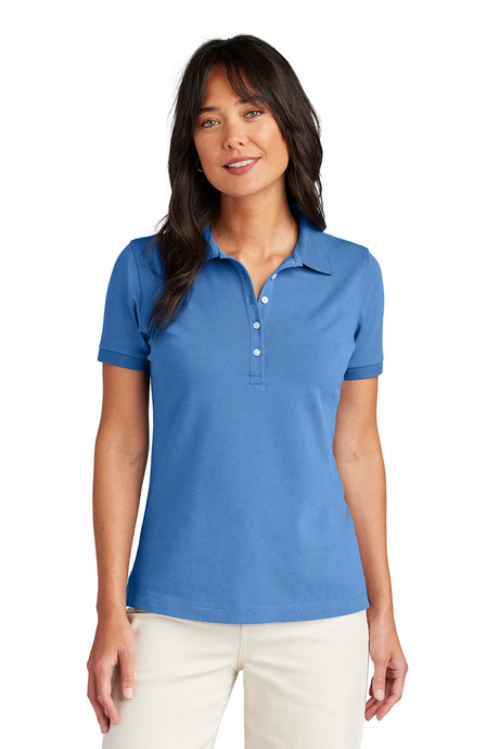 Brooks Brothers® Women's Pima Cotton Pique Polo BB18201 Charter Blue