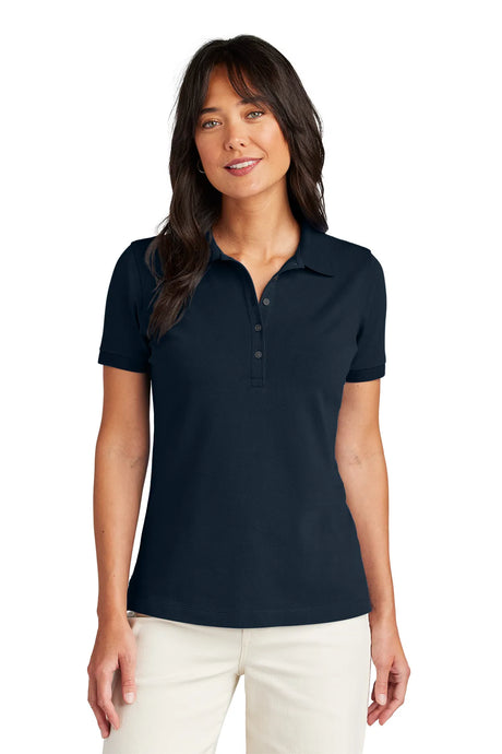Brooks Brothers® Women's Pima Cotton Pique Polo BB18201 Navy Blazer