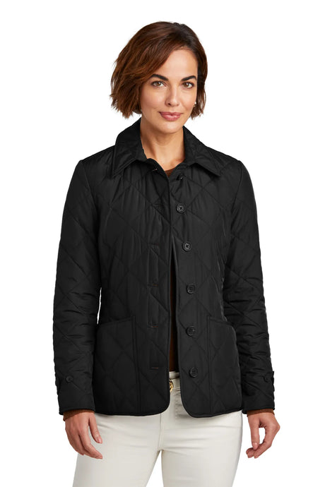 Brooks Brothers® Women's Quilted Jacket BB18601 Deep Black