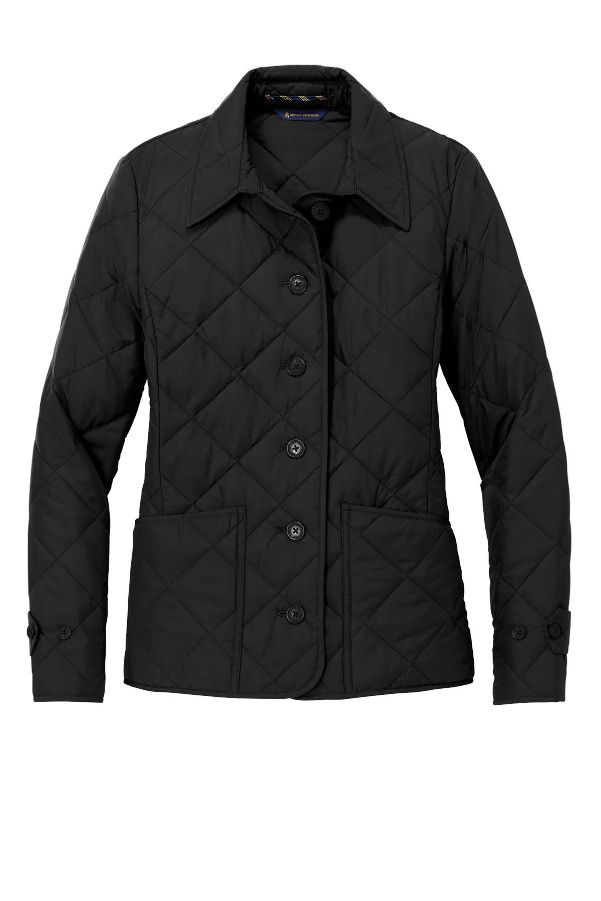 Brooks Brothers® Women's Quilted Jacket BB18601 Deep Black_3