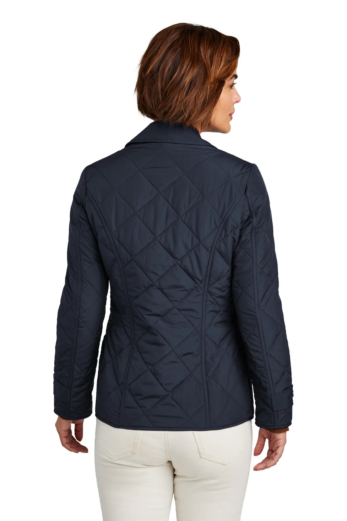Brooks Brothers® Women's Quilted Jacket BB18601 Night Navy_1