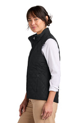 Brooks Brothers ®  Women's Quilted Vest BB18603 Deep Black_2