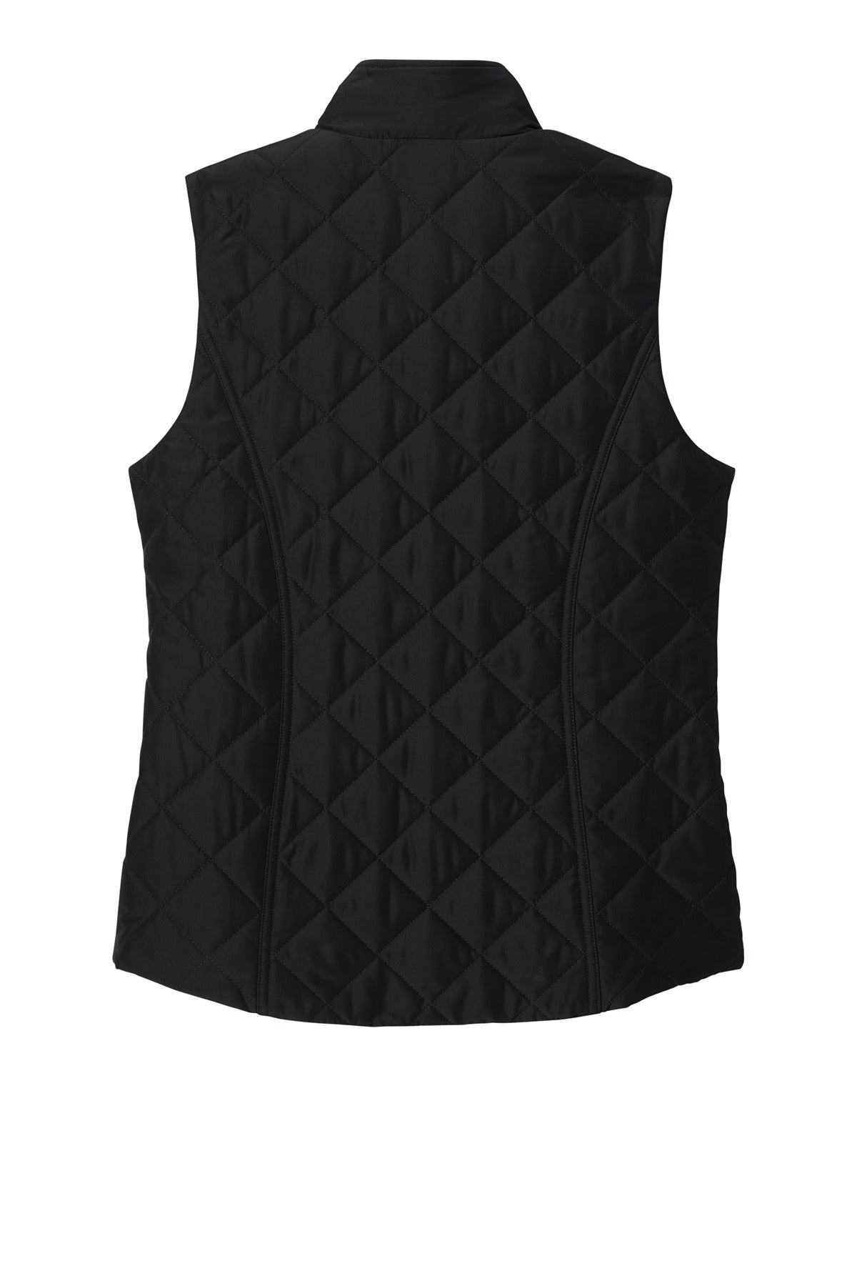 Brooks Brothers ®  Women's Quilted Vest BB18603 Deep Black_4