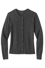 Brooks Brothers® Women's Washable Merino Cardigan Sweater BB18413 Windsor Grey Heather_3
