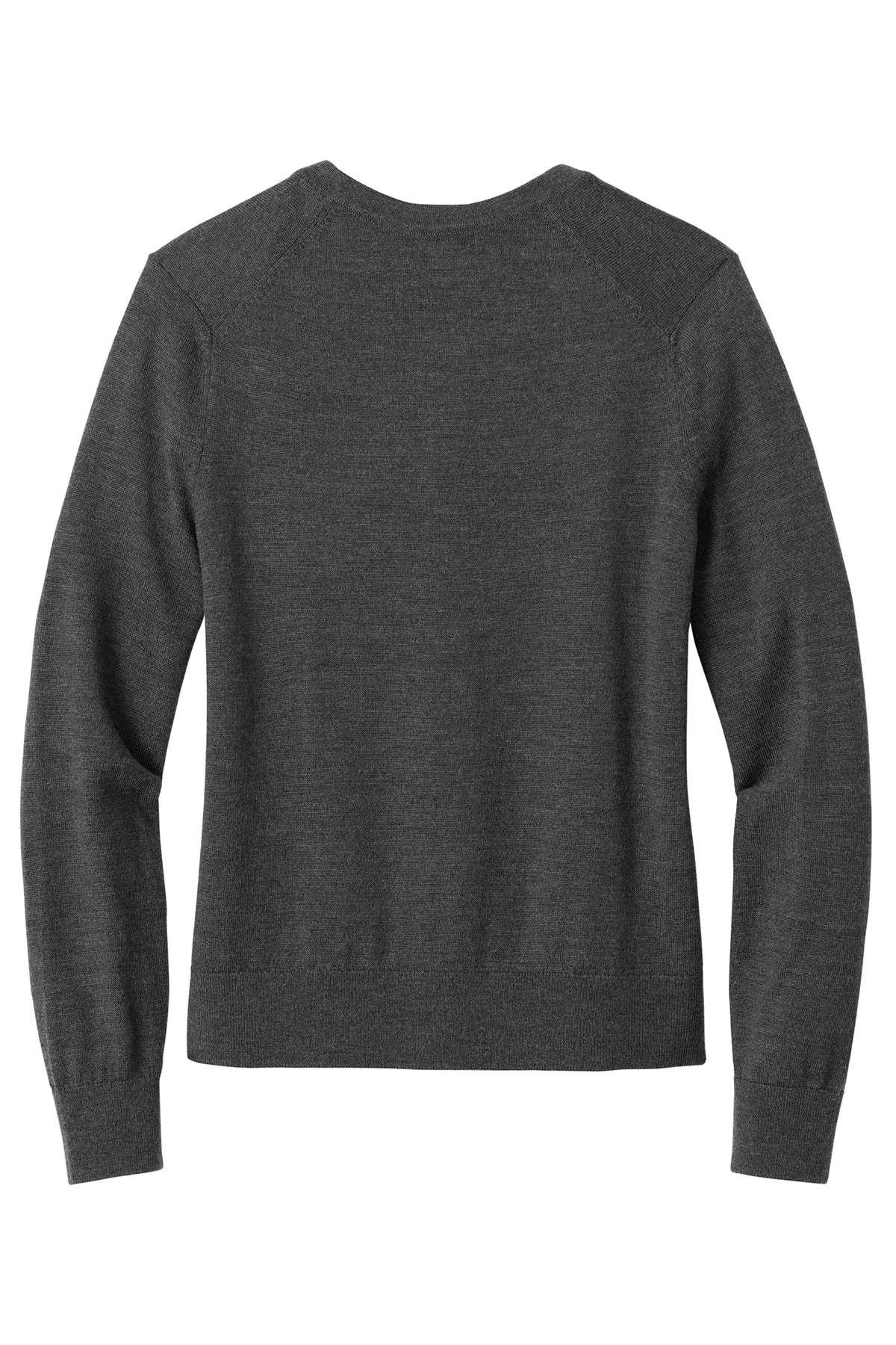 Brooks Brothers® Women's Washable Merino Cardigan Sweater BB18413 Windsor Grey Heather_4