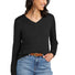 Brooks Brothers® Women's Washable Merino V-Neck Sweater BB18411 Deep Black