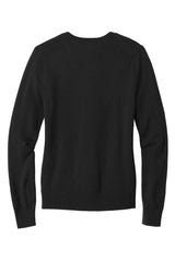 Brooks Brothers® Women's Washable Merino V-Neck Sweater BB18411 Deep Black_4