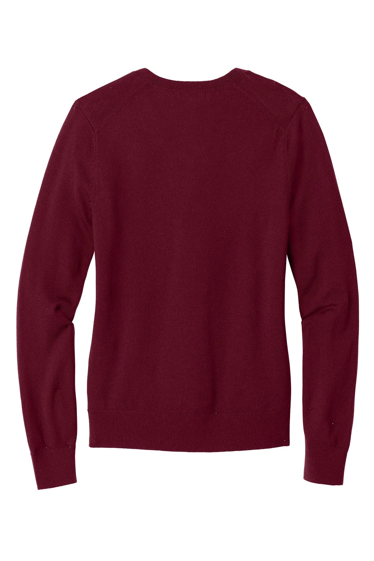 Brooks Brothers® Women's Washable Merino V-Neck Sweater BB18411 Vintage Port_4