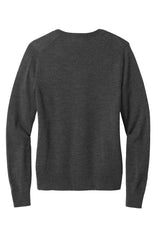 Brooks Brothers® Women's Washable Merino V-Neck Sweater BB18411 Windsor Grey Heather_4
