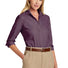 Brooks Brothers® Women's Wrinkle-Free Stretch Nailhead Shirt BB18003 navy blazer/ vintage port