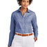 Brooks Brothers® Women's Wrinkle-Free Stretch Pinpoint Shirt BB18001 Cobalt Blue