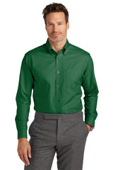 Brooks Brothers® Wrinkle-Free Stretch Nailhead Shirt BB18002 club green