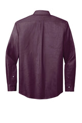 Brooks Brothers® Wrinkle-Free Stretch Nailhead Shirt BB18002 navy blazer/ vintage port_4