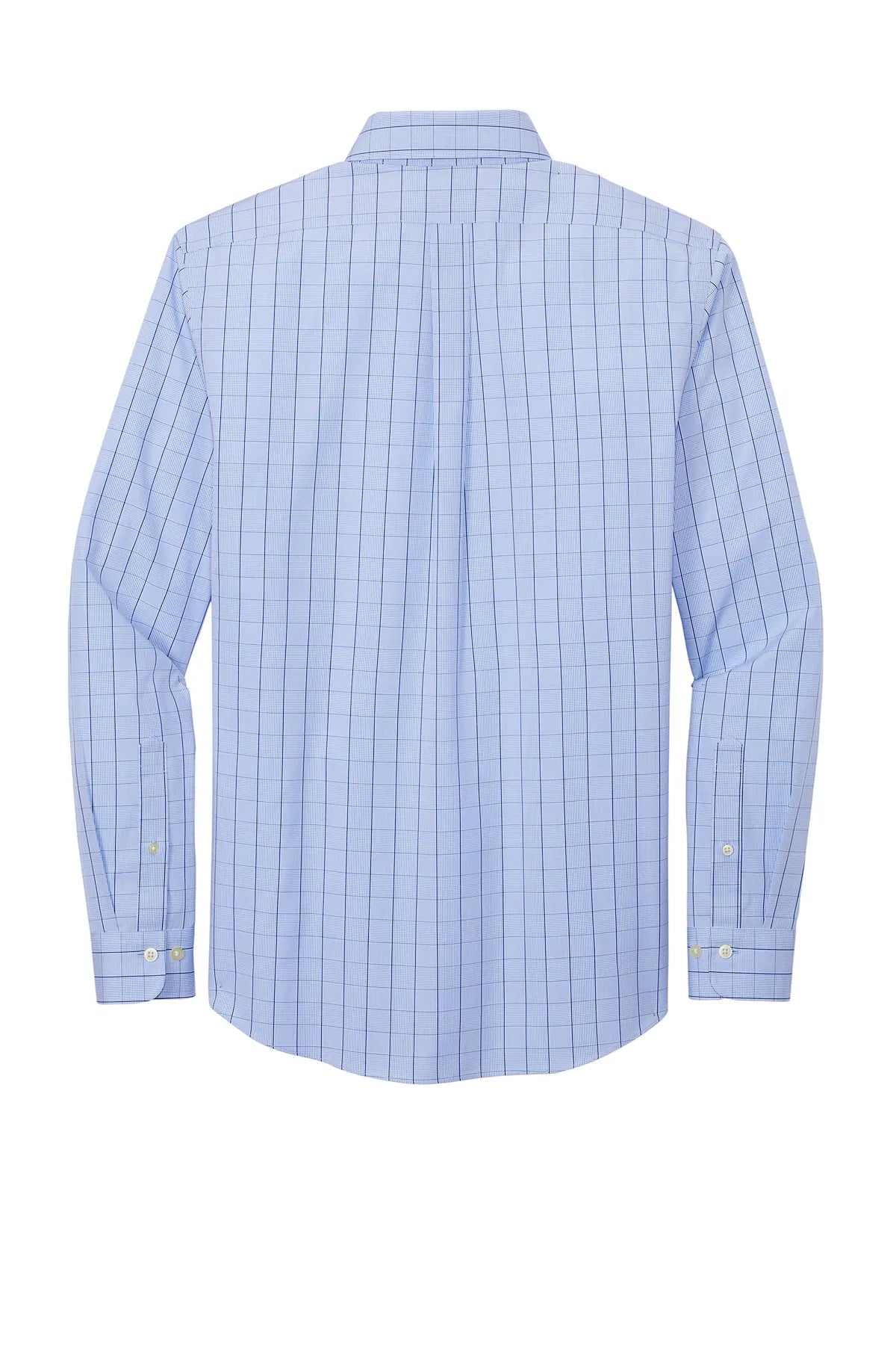 Brooks Brothers® Wrinkle-Free Stretch Patterned Shirt BB18008 Newport Blue_4