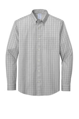 Brooks Brothers® Wrinkle-Free Stretch Patterned Shirt BB18008 Shadow Grey_3