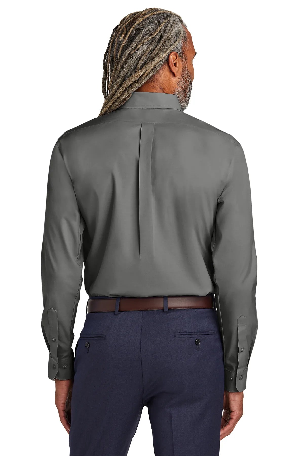 Brooks Brothers® Wrinkle-Free Stretch Pinpoint Shirt BB18000 Deep Black_1