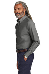 Brooks Brothers® Wrinkle-Free Stretch Pinpoint Shirt BB18000 Deep Black_2