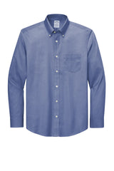 Brooks Brothers® Wrinkle-Free Stretch Pinpoint Shirt BB18000 cobalt blue_3