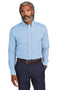 Brooks Brothers® Wrinkle-Free Stretch Pinpoint Shirt BB18000 newport blue