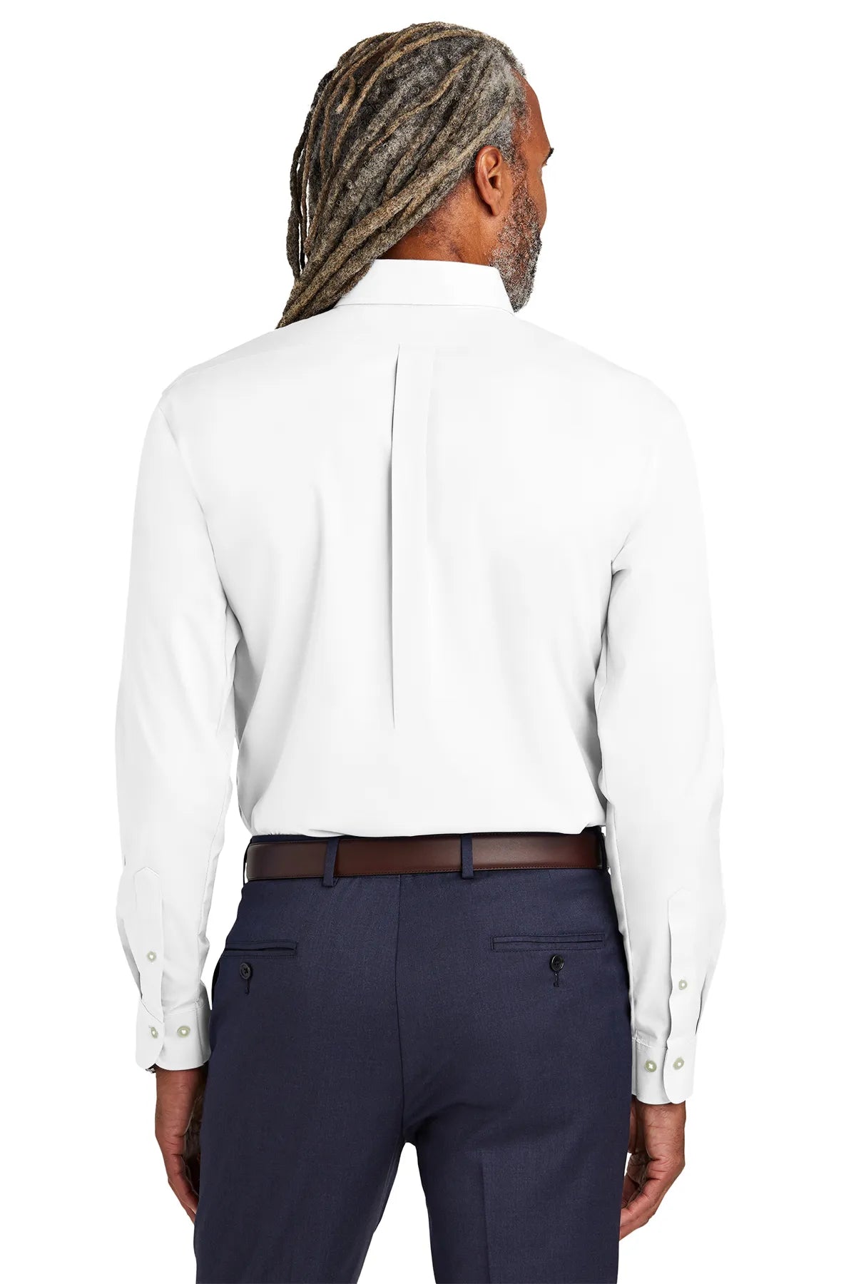 Brooks Brothers® Wrinkle-Free Stretch Pinpoint Shirt BB18000 white_1