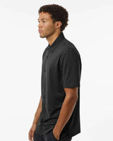 Button Down Short Sleeve Shirt black_1