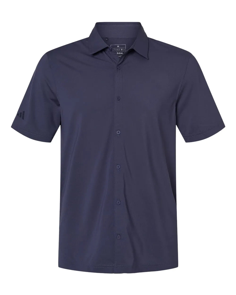 Button Down Short Sleeve Shirt shadow navy_3