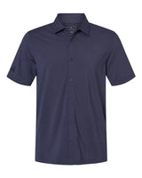 Button Down Short Sleeve Shirt shadow navy_3