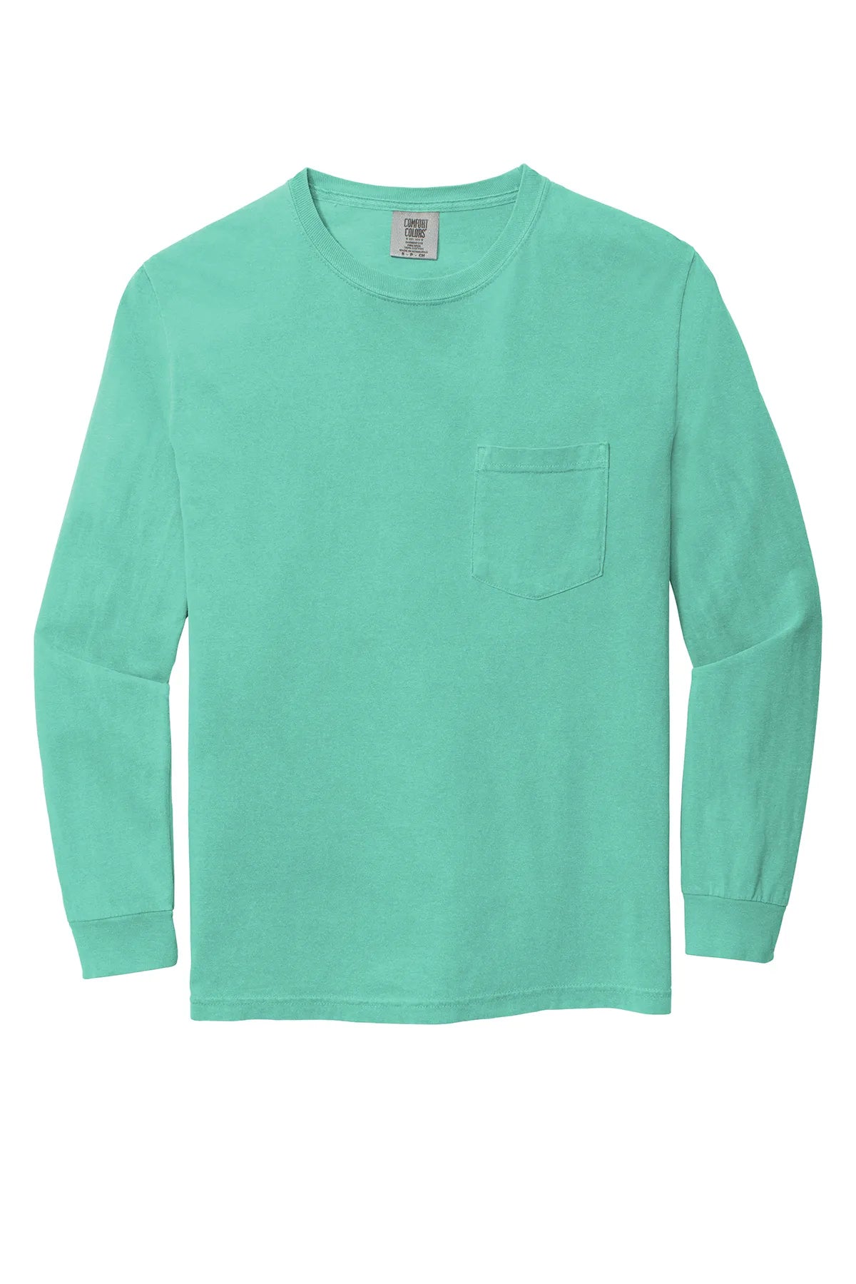 COMFORTCOLORS_HeavyweightRingSpunLongSleevePocketTee.4410-chalkymint_4