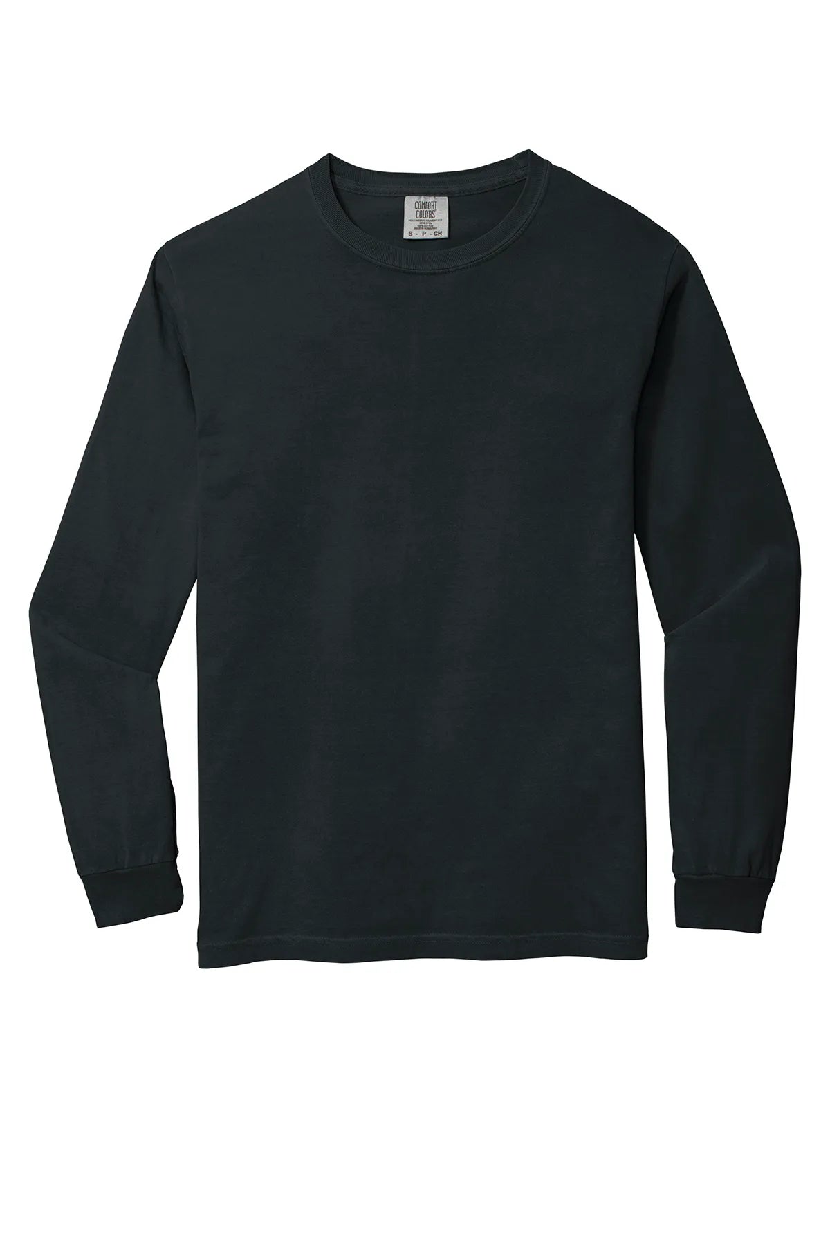 COMFORTCOLORS_HeavyweightRingSpunLongSleeveTee.6014-black