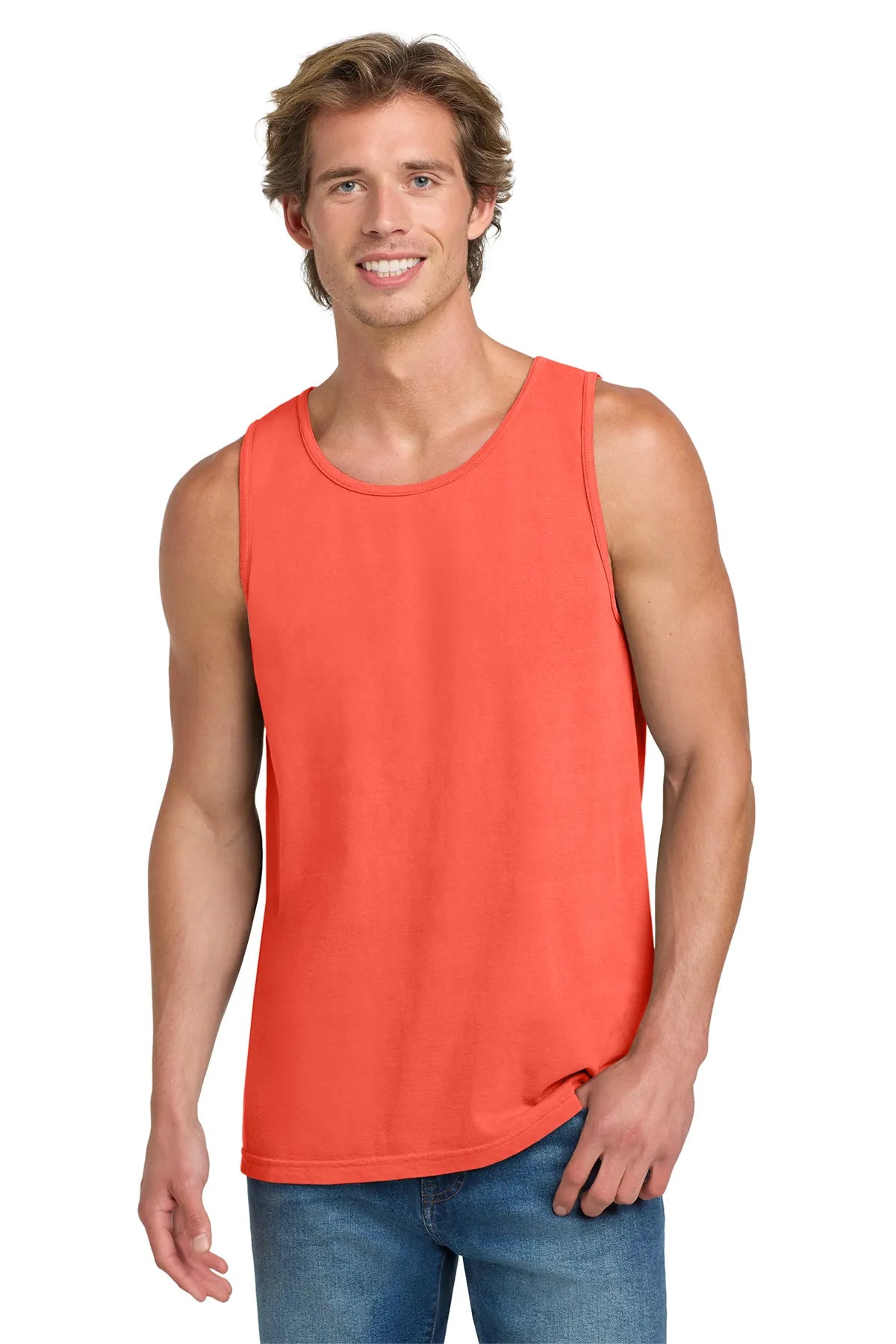 COMFORTCOLORS_HeavyweightRingSpunTankTop.9360-brightsalmon_1