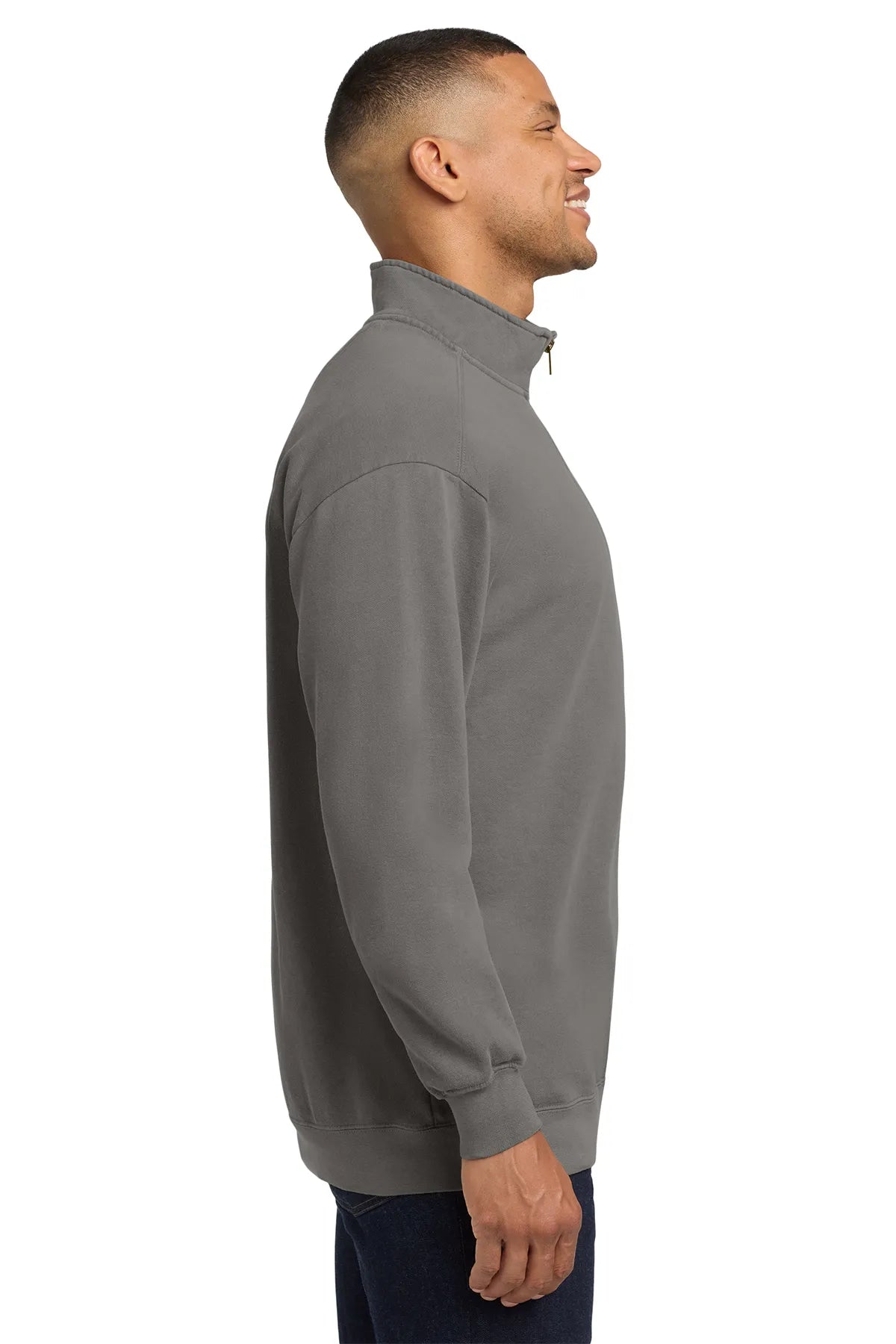 COMFORTCOLORS_RingSpun1_4-ZipSweatshirt.1580-grey