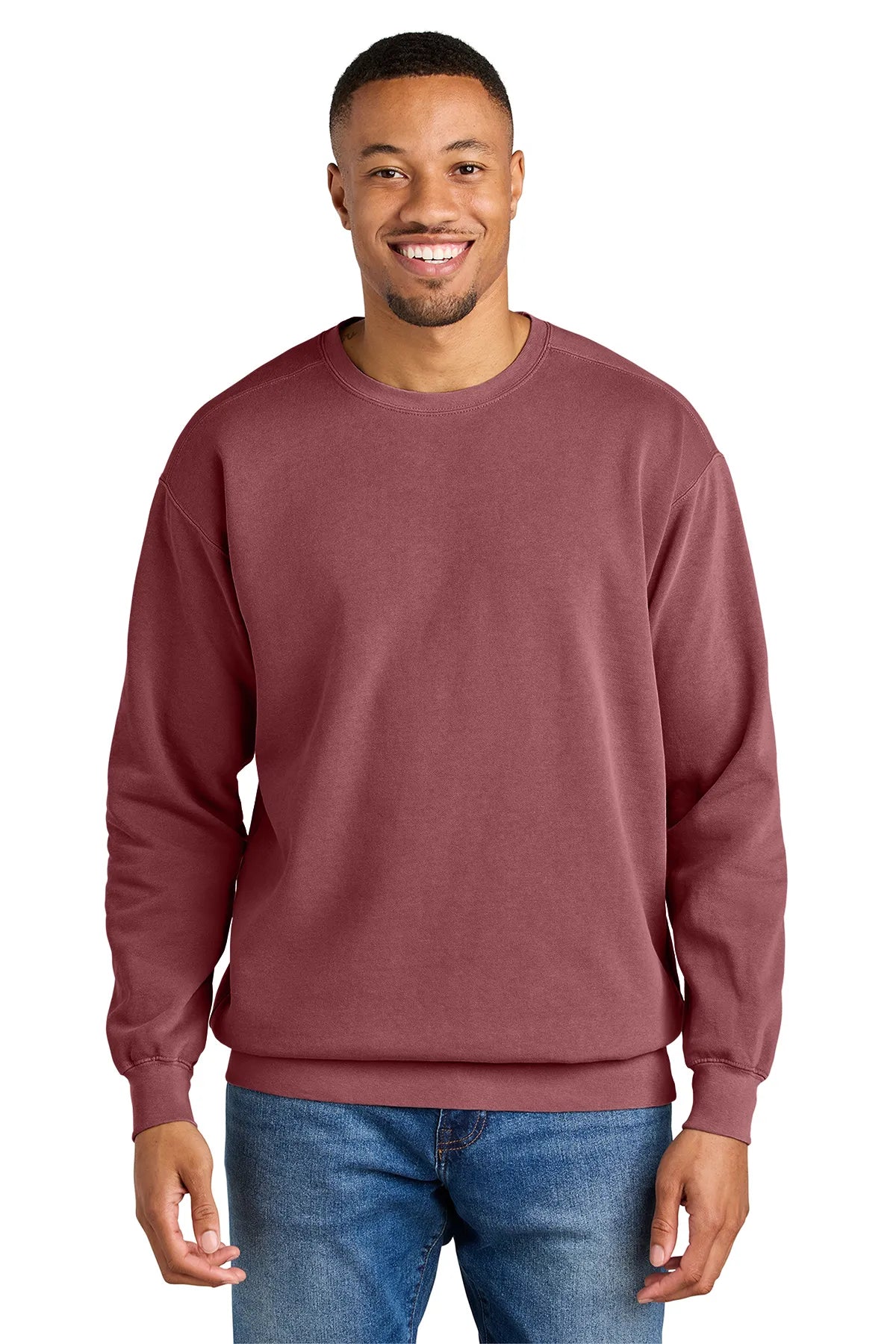 COMFORTCOLORS_RingSpunCrewneckSweatshirt.1566-crimson_1