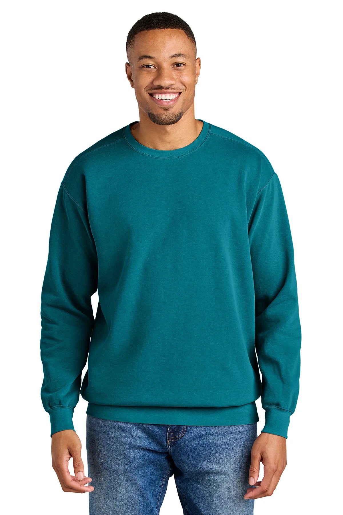 COMFORTCOLORS_RingSpunCrewneckSweatshirt.1566-topazblue