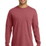 COMFORT COLORS ® Heavyweight Ring Spun Long Sleeve Pocket Tee. 4410 Crimson_1
