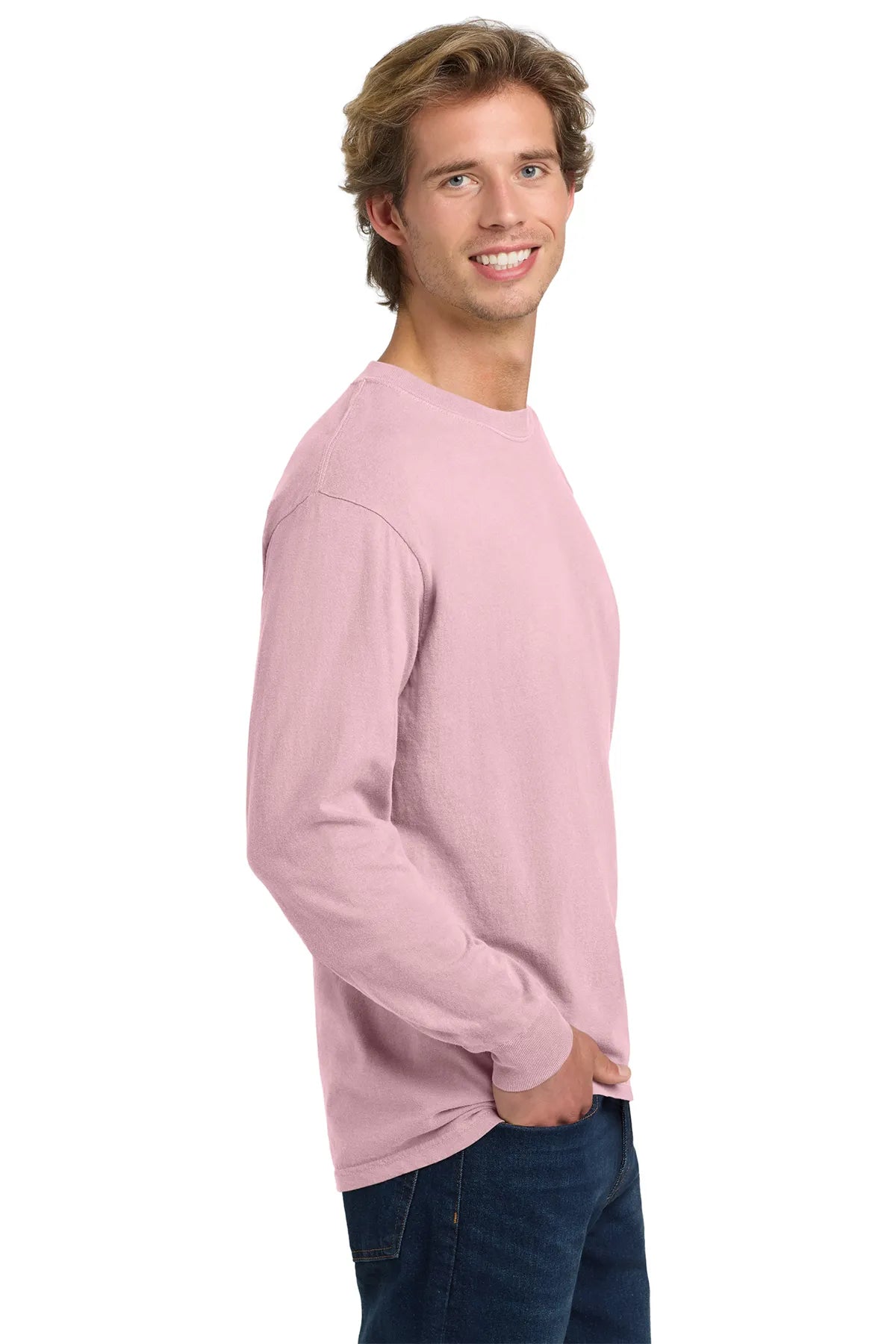 COMFORT COLORS ® Heavyweight Ring Spun Long Sleeve Tee. 6014 Blossom_1