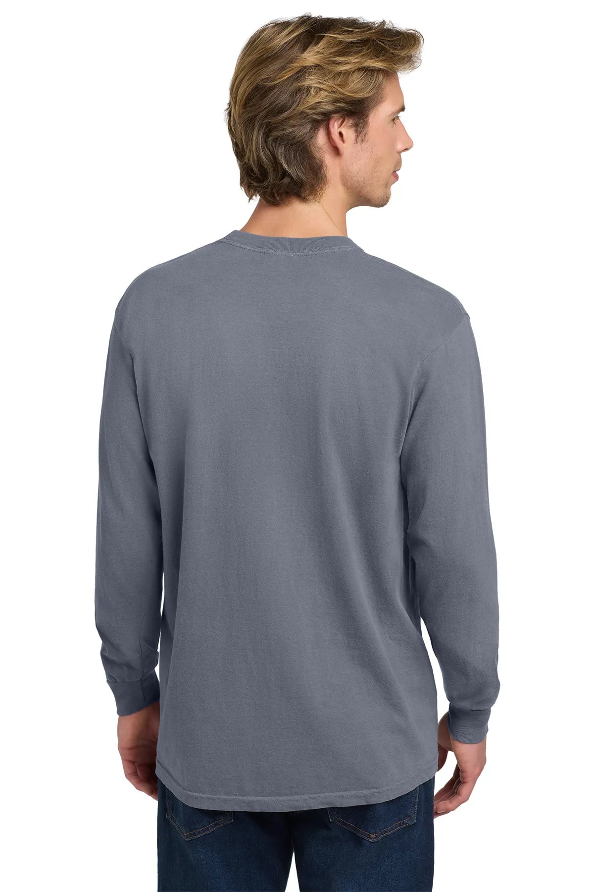 COMFORT COLORS ® Heavyweight Ring Spun Long Sleeve Tee. 6014 Blue Jean_2