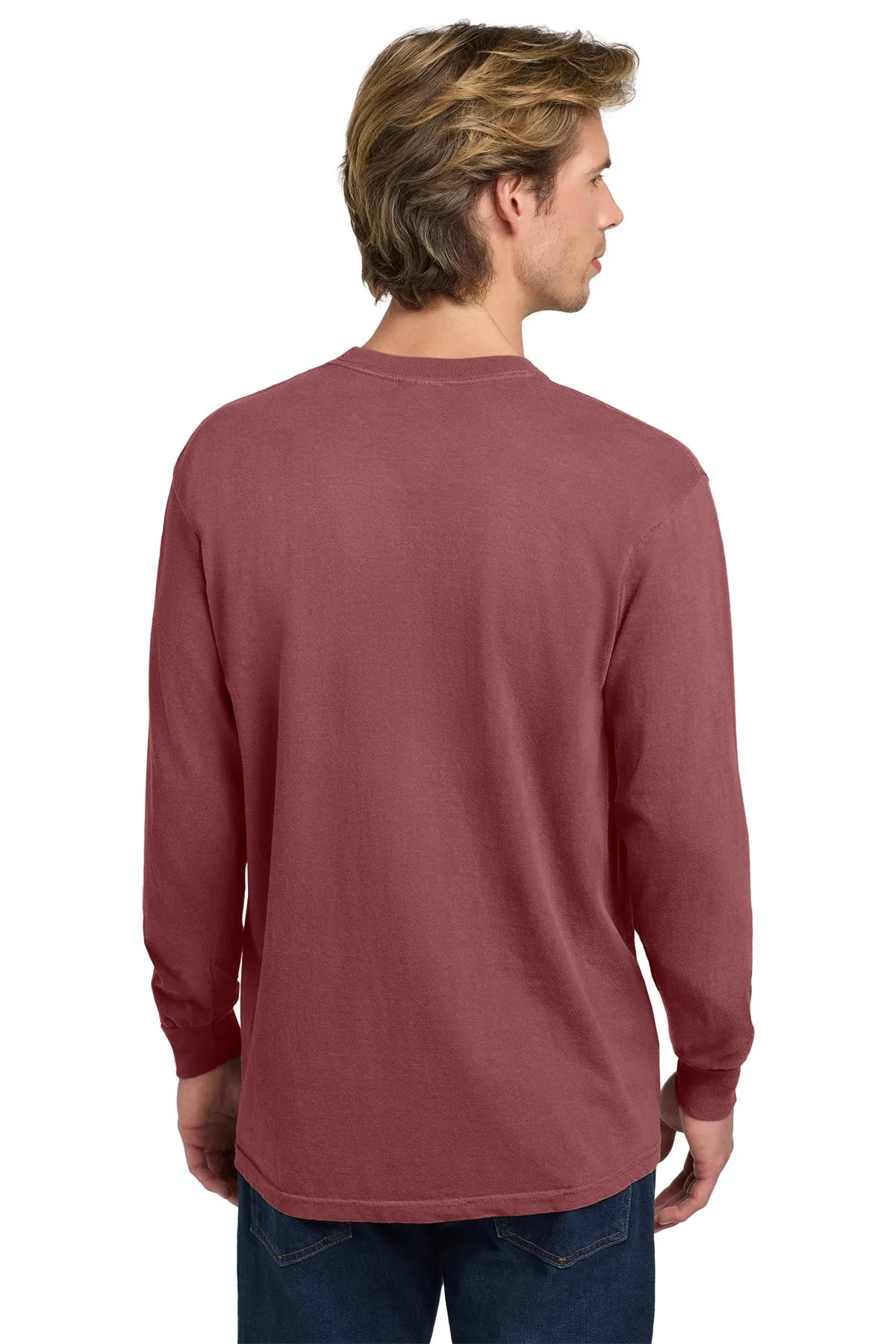 COMFORT COLORS ® Heavyweight Ring Spun Long Sleeve Tee. 6014 Brick_2
